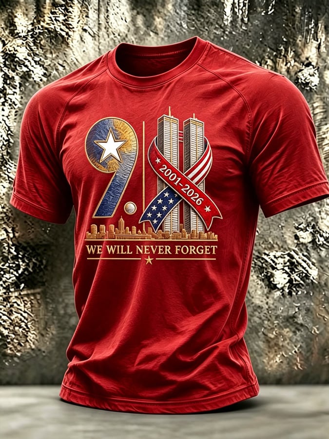 Men's USA 911 Print T-Shirt