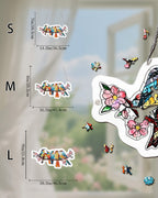 Acrylic Jigsaw Puzzle Suncatcher - Blossom Songbirds