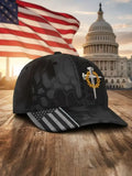 Jesus 3 Nail Crown of Thorns Embroidered Typhoon Adjustable Christian Hat