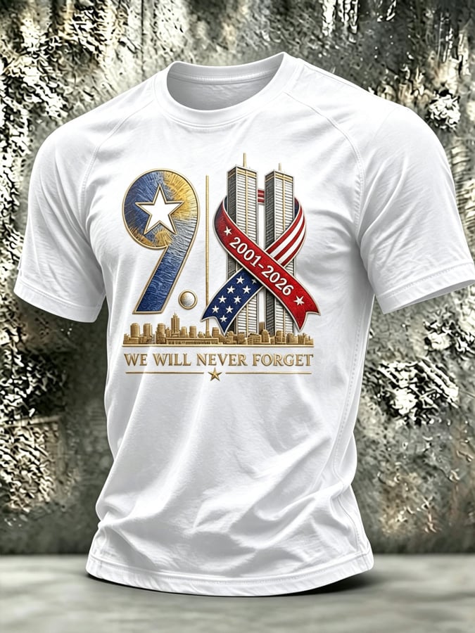 Men's USA 911 Print T-Shirt
