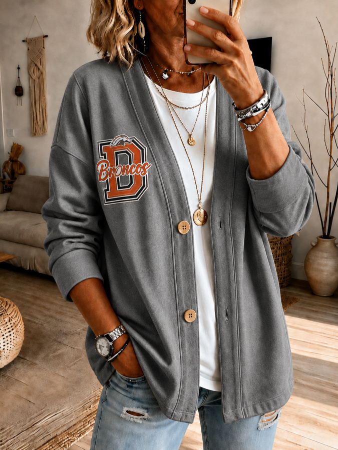 Women'S Football Fan Cardigan