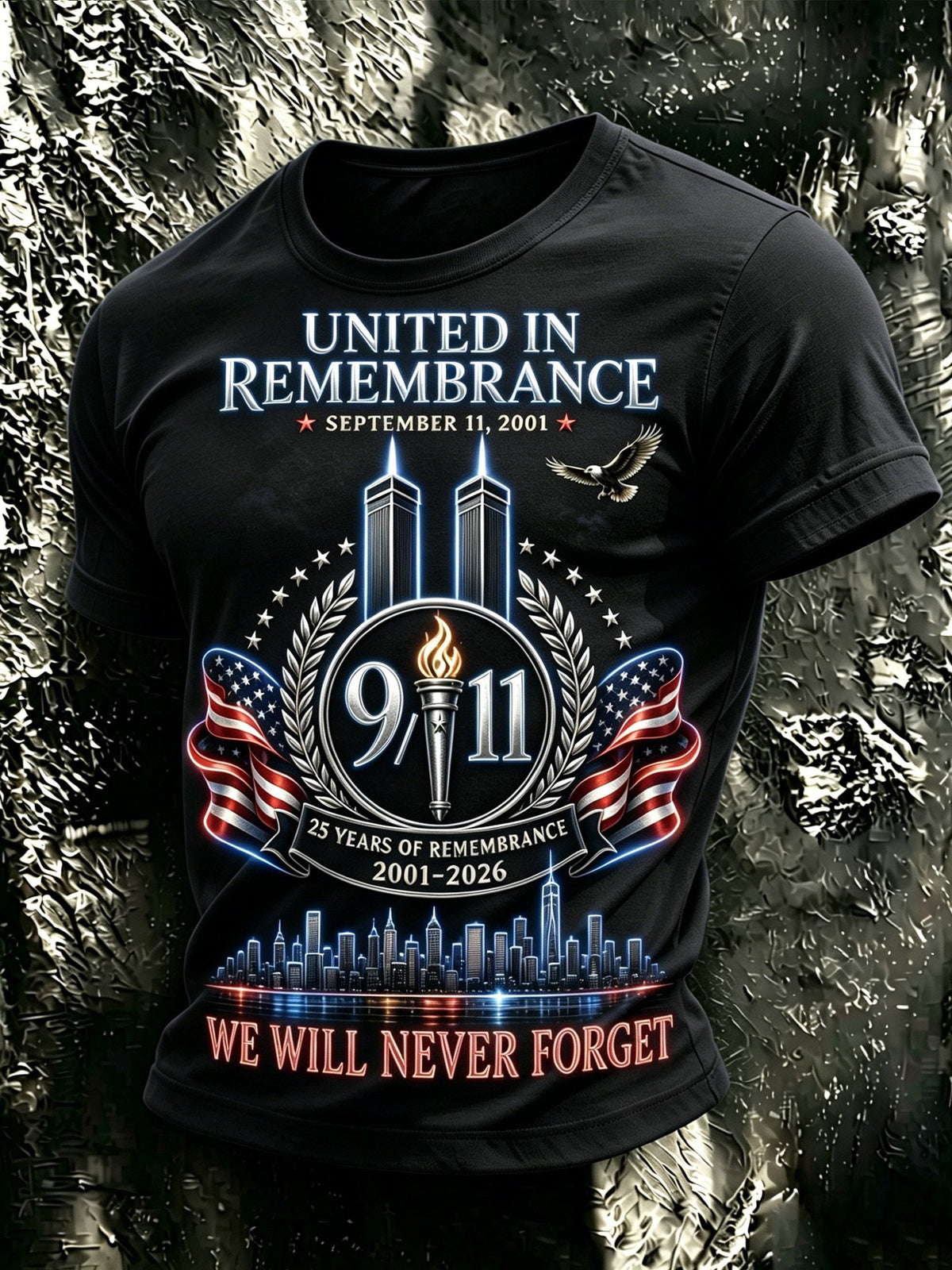 Men's 9/11 Memorial Graphic Top