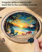 Acrylic Jigsaw Puzzle Suncatcher - Enchanted Shores