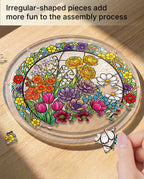 Acrylic Jigsaw Puzzle Suncatcher - Spring鈥檚 Radiant Promise
