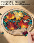 Acrylic Jigsaw Puzzle Suncatcher - Golden Maple