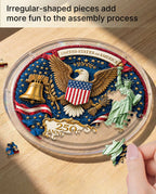 Acrylic Jigsaw Puzzle Suncatcher - Glory of America