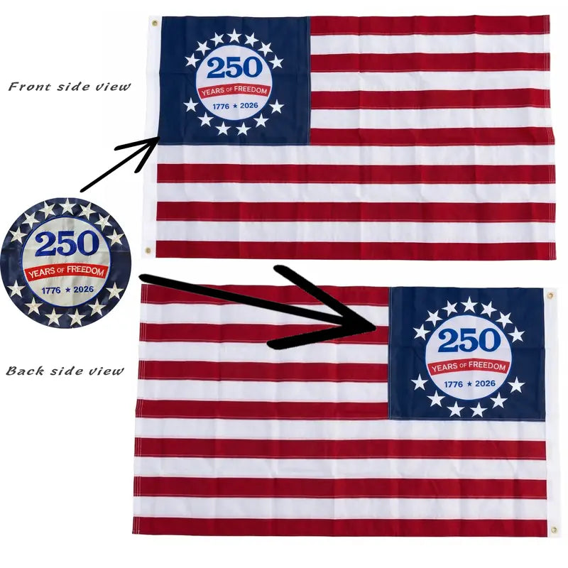 Last Day 49% OFF🔥Handmade 250th Anniversary USA Commemorative Flag (3x5 Ft)