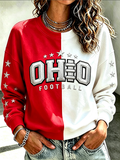 Ladies' Rugby Printed Round Neck T-Shirt