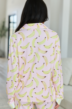 Cozy Crush Long Sleeve Pajama Top - Banana Bliss FINAL SALE