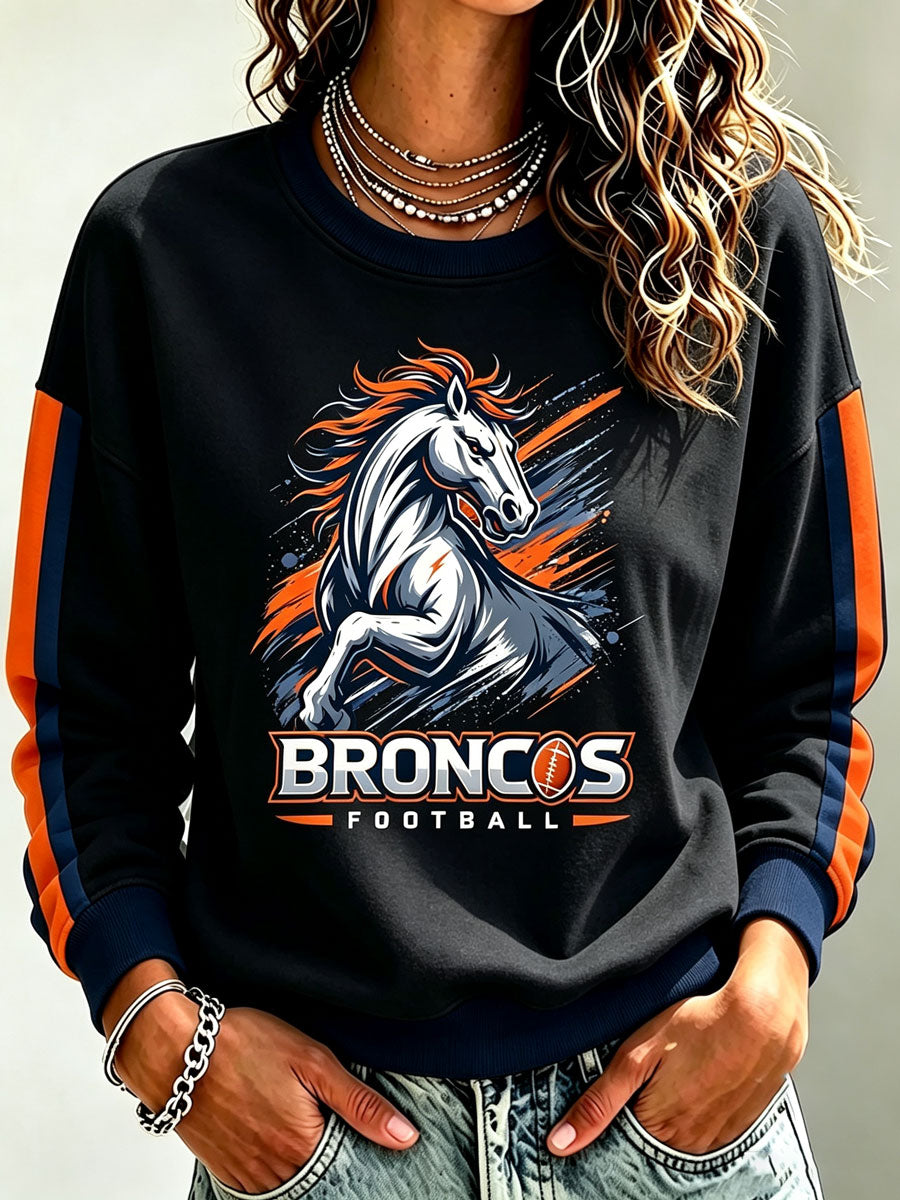 Women'S Football Fan Casual Sweatshirt