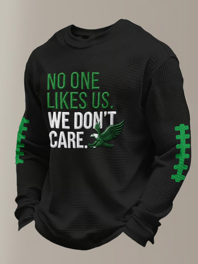 Men's Football print waffle T-shirt