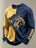 Men'S Football Printed Waffle T-Shirt