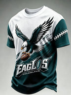 Men'S Football Fan Waffle T-Shirt