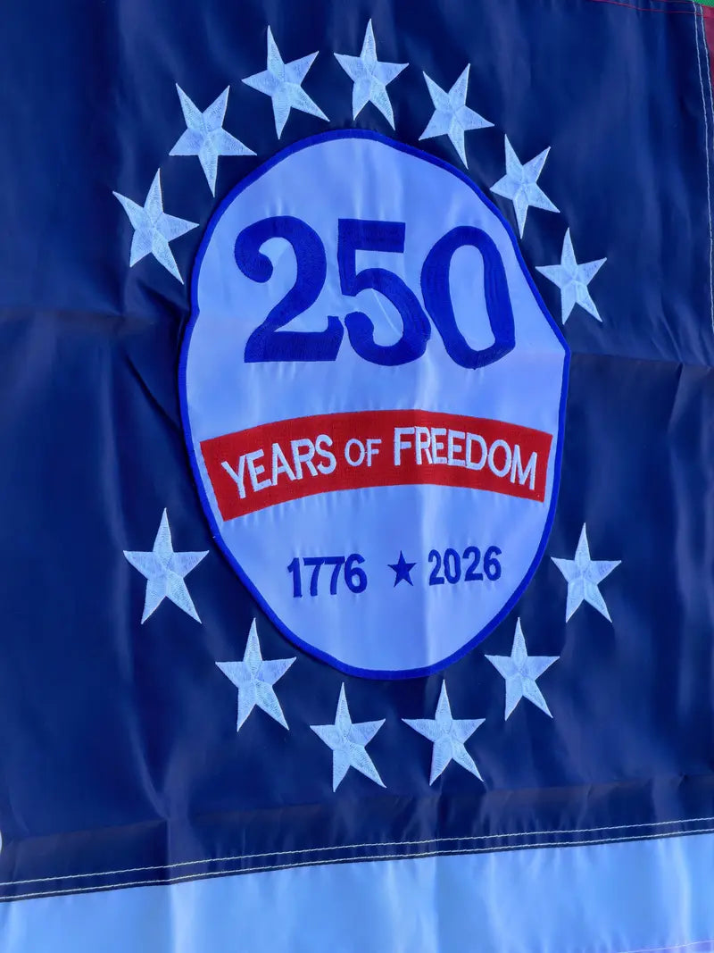 Last Day 49% OFF🔥Handmade 250th Anniversary USA Commemorative Flag (3x5 Ft)