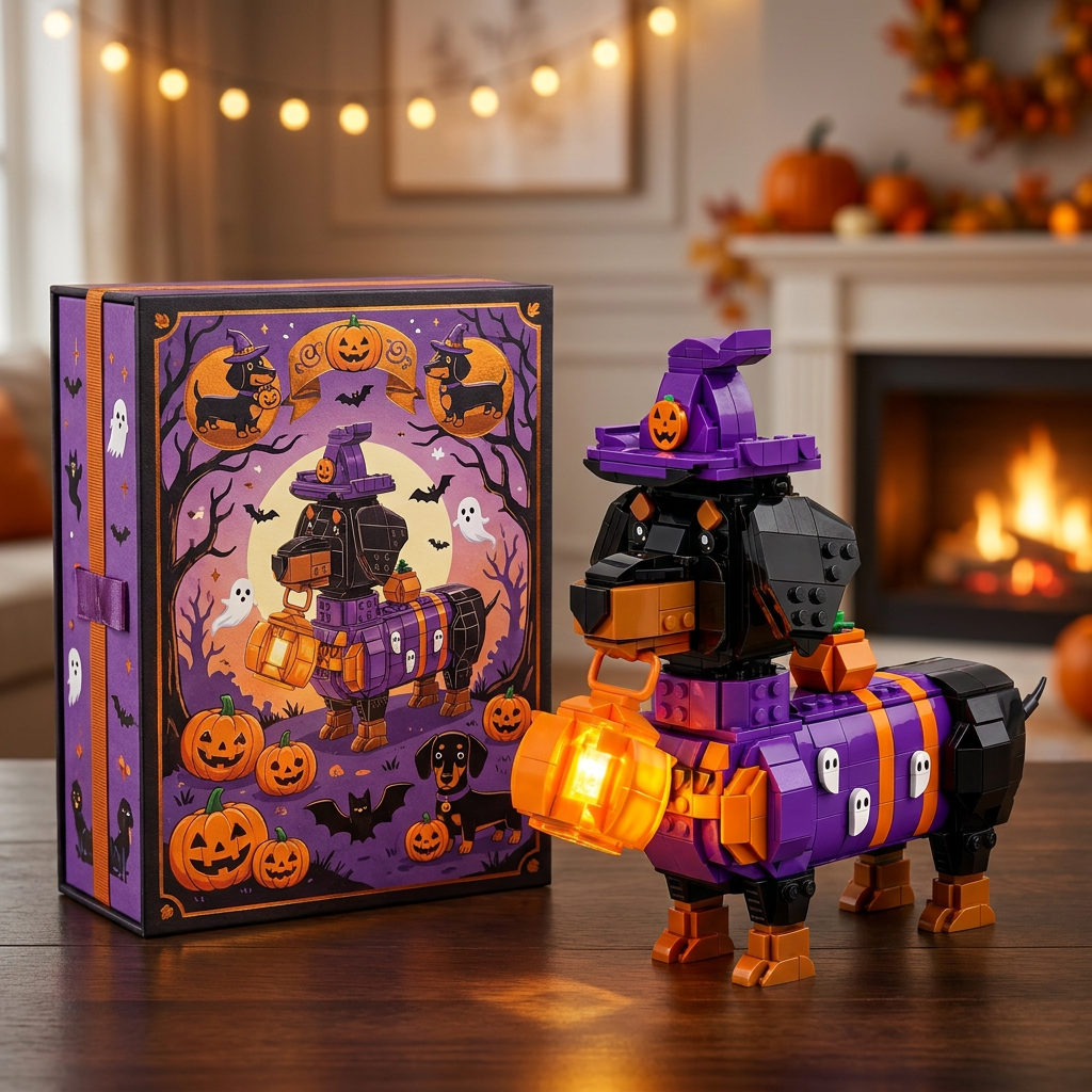 2026 Limited Edition – Halloween Dachshund Brick Set