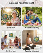Acrylic Jigsaw Puzzle Suncatcher - Emerald Forest Prism