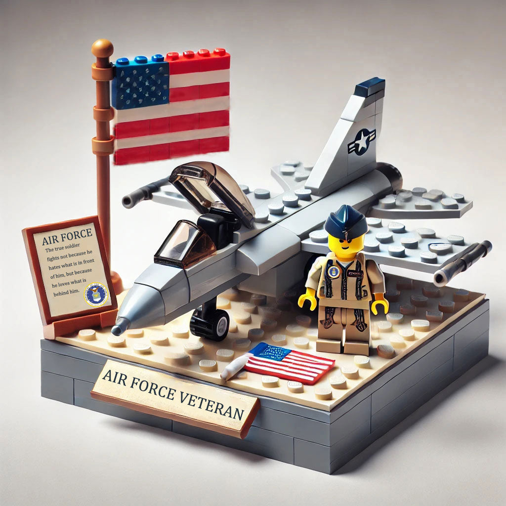 U.S. Military 250th Anniversary Patriotic Blocks - 100% Made in the USA