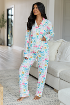 Cozy Crush Pajama Pants - Take A Bow Multi Pastel FINAL SALE