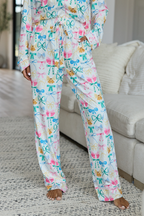Cozy Crush Pajama Pants - Take A Bow Multi Pastel FINAL SALE