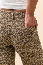 Wild Things Leopard Wide Leg Pants FINAL SALE