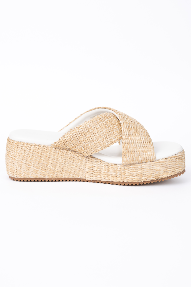 Clementine Tan Cross Platform Sandals FINAL SALE