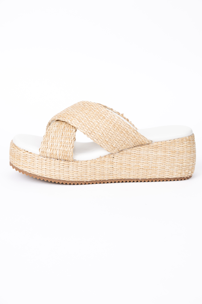 Clementine Tan Cross Platform Sandals FINAL SALE