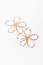 Gold Wire Daisy Earrings FINAL SALE