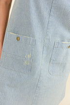 Shelley Striped Overall Dress FINAL SALE