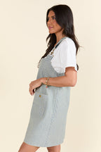 Shelley Striped Overall Dress FINAL SALE