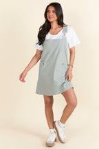 Shelley Striped Overall Dress FINAL SALE