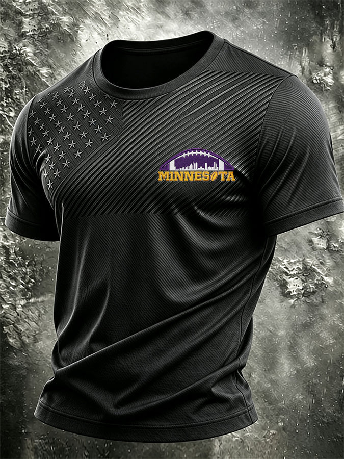 Men's Football Printed Short-Sleeve T-Shirt
