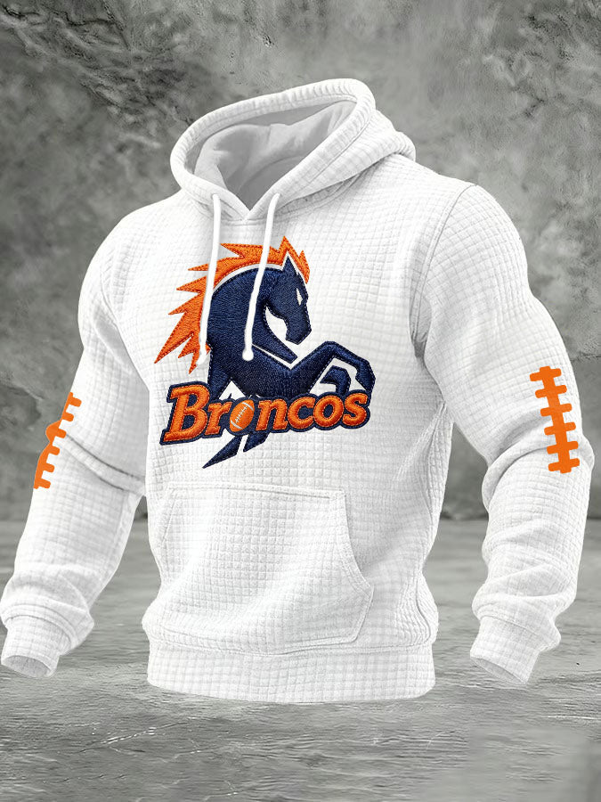 Men's Football Printed Casual Hoodie