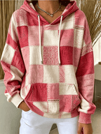 Women's Vintage Hoodie Geometric Hoodie