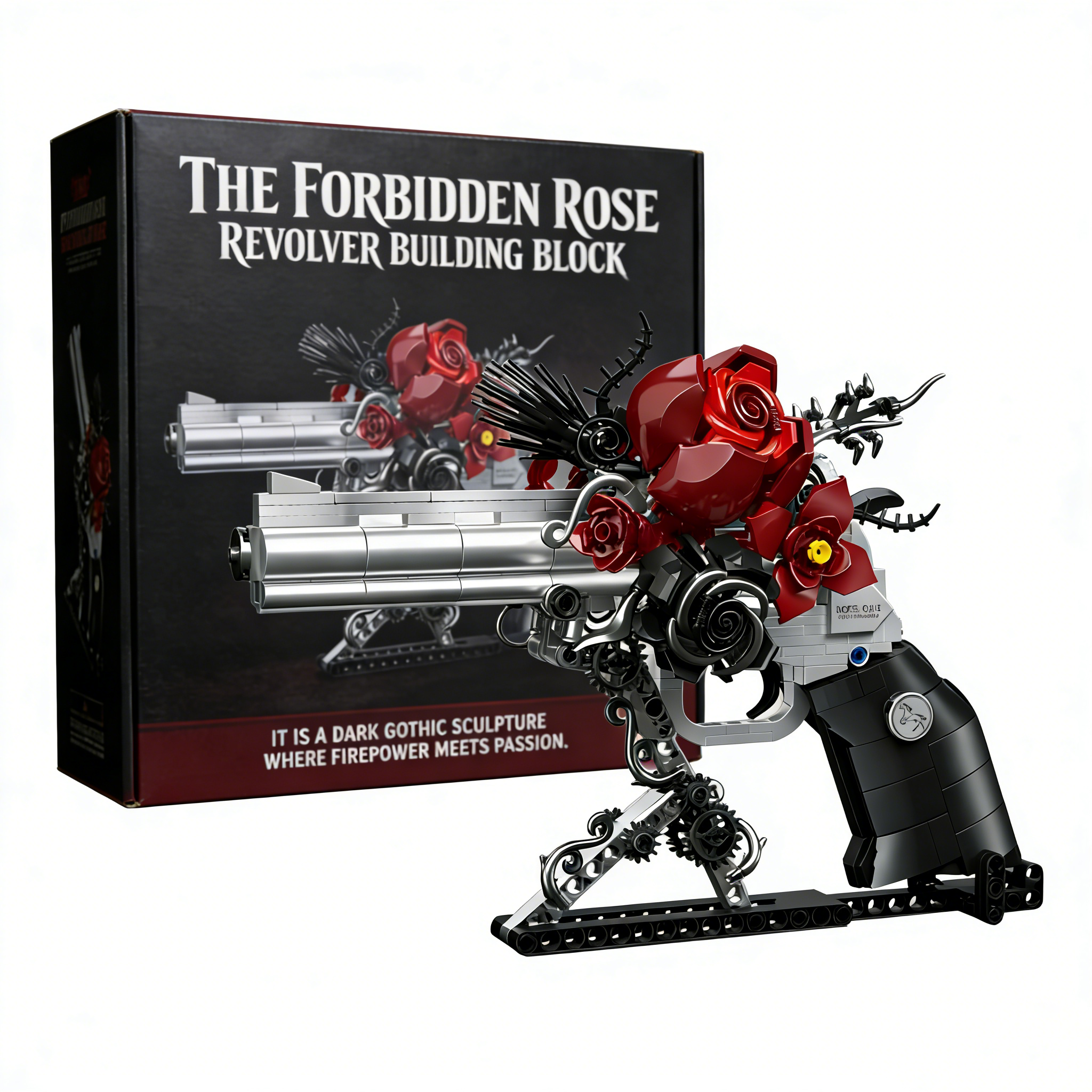🌹🖤Midnight Rose – 2026 Gothic Limited Edition Brick Set