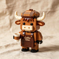 Coffee Time Highland Cow Brick Set | Barista Edition☕