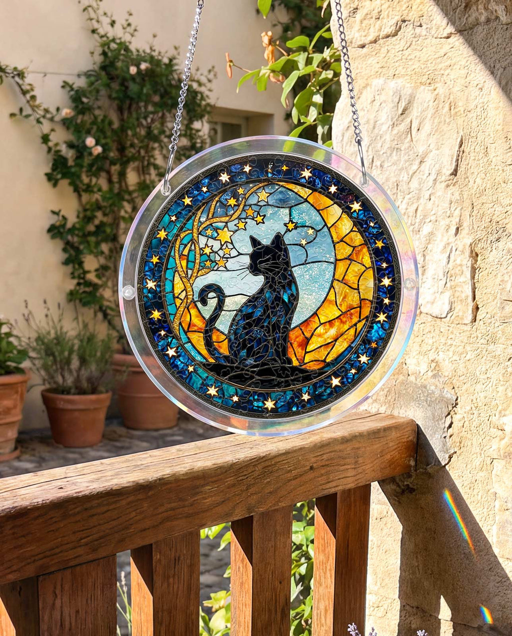 Acrylic Jigsaw Puzzle Suncatcher - Selene鈥檚 Cat