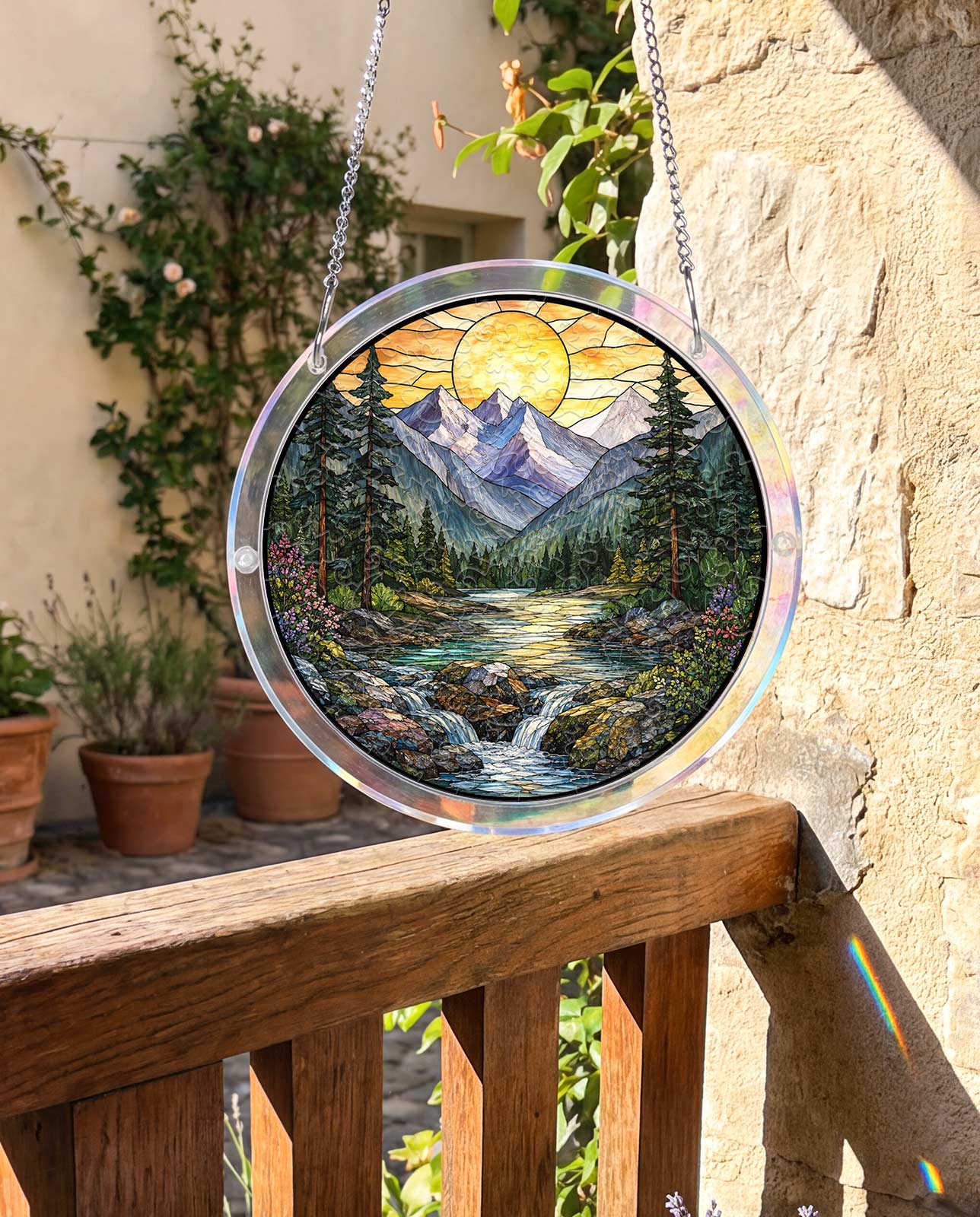 Acrylic Jigsaw Puzzle Suncatcher - Golden Valley