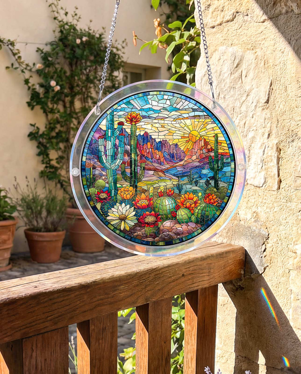 Acrylic Jigsaw Puzzle Suncatcher - Wilderness Bloom