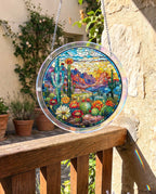 Acrylic Jigsaw Puzzle Suncatcher - Wilderness Bloom