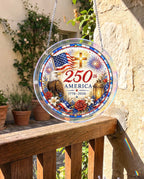 Acrylic Jigsaw Puzzle Suncatcher - Faith & Freedom