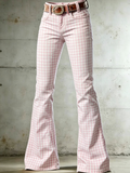 Women's Breast Cancer AwarenessPrinted Casual Jeans