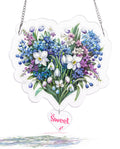 Acrylic Jigsaw Puzzle Suncatcher - Secret Words of Spring