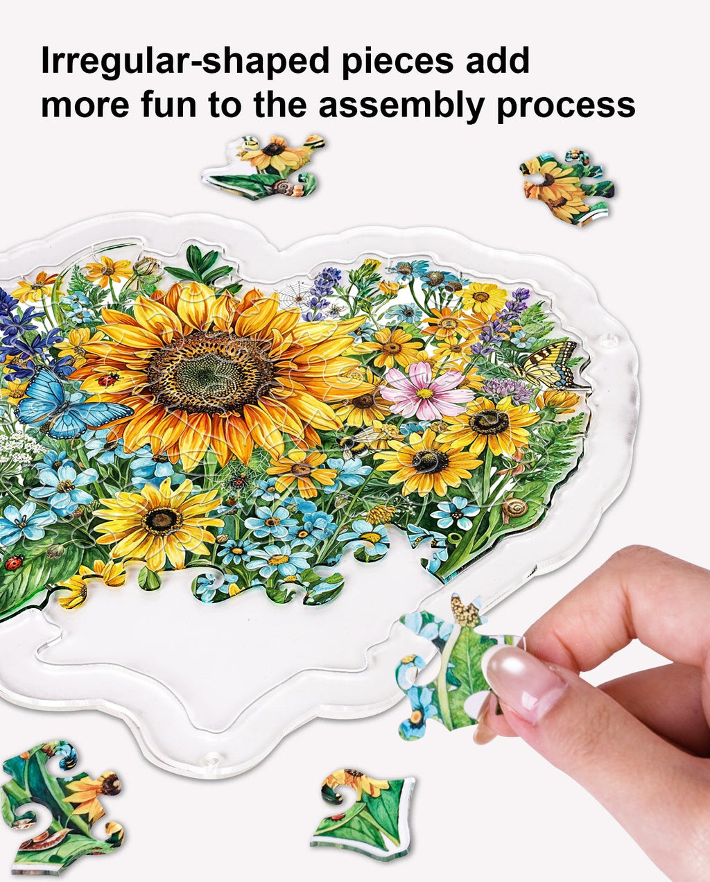 Acrylic Jigsaw Puzzle Suncatcher - The Heart's Wilderness