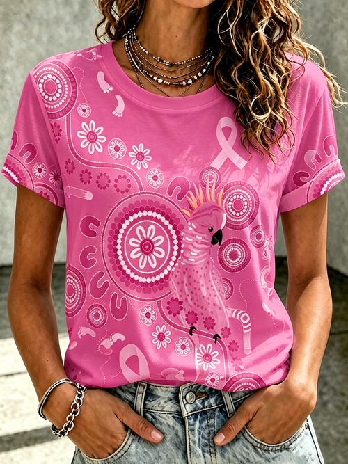 Australian Women'S Breast Cancer Awareness Pink Ribbon