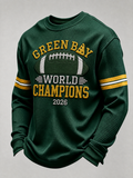 Men's Football Fan Print Casual Top