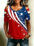 Women's 250th Anniversary Color Block Print T-shirt