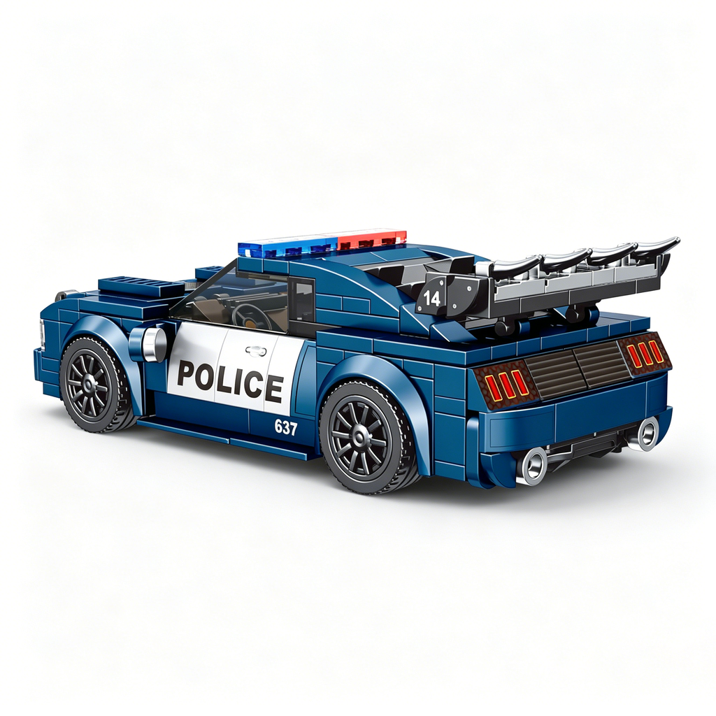 🚔 Urban Pursuit Police Car Building Set