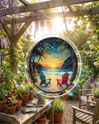 Acrylic Jigsaw Puzzle Suncatcher - Enchanted Shores