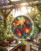 Acrylic Jigsaw Puzzle Suncatcher - Golden Maple