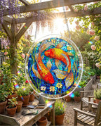 Acrylic Jigsaw Puzzle Suncatcher - Koi Dream Pond